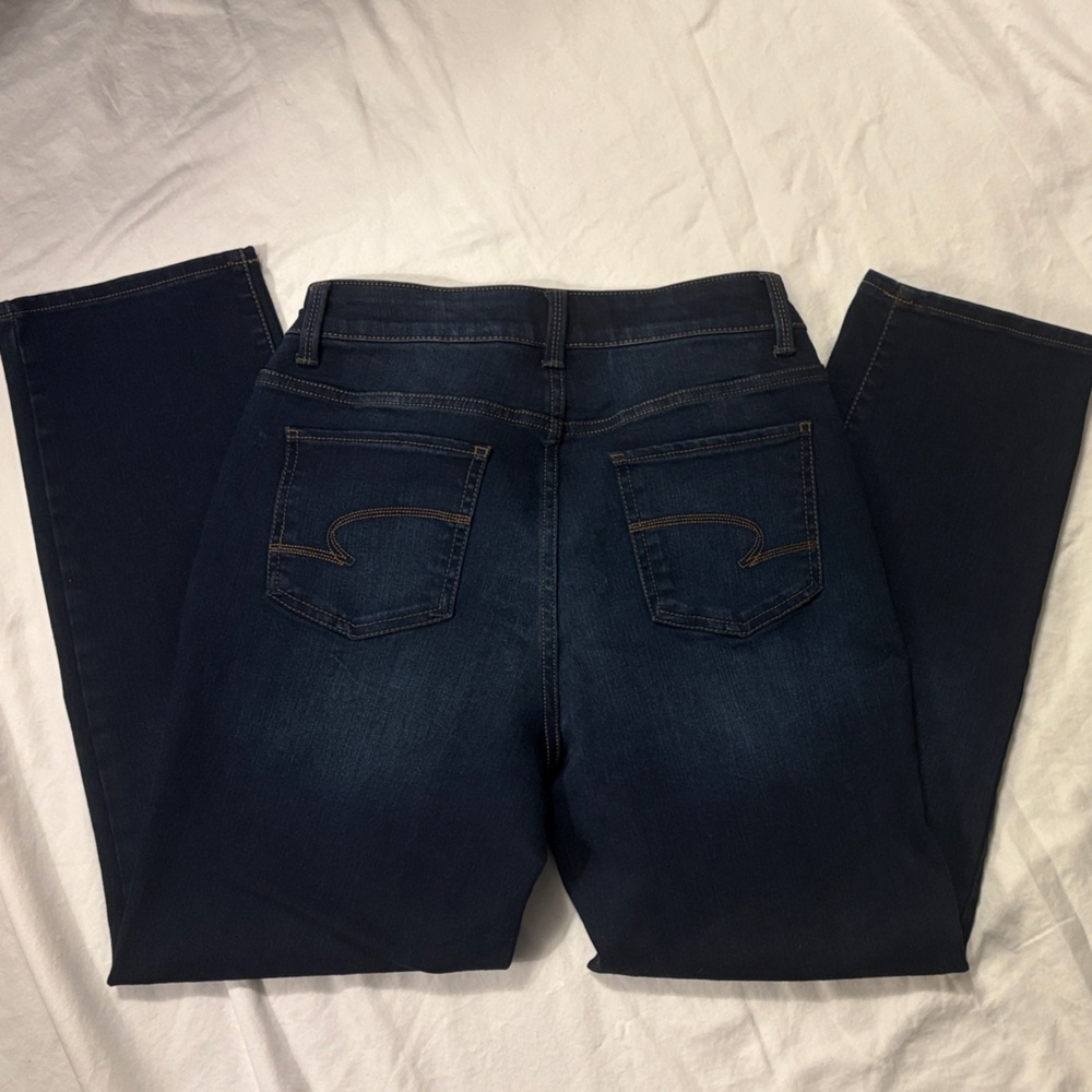 Time and Tru Women's Dark Blue Straight Leg Jeans